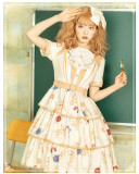 Yinluofu -Rabbit Spaceman- Sweet Lolita OP Dress