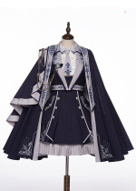 Sheffield Ouji Lolita JSK, Blouse, Cape and Accessories Set