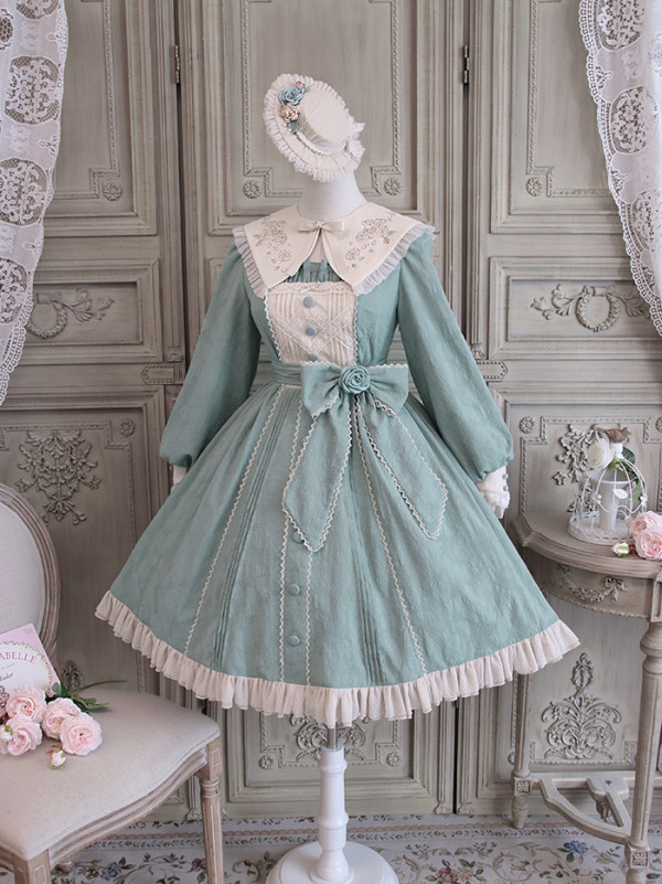 Alice Girl -The Roses- Embroidered Classic Lolita OP Dress