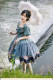 Withpuji -Letter and Poem- Classic Vintage Lolita OP Dress With Detachable Arm Sleeves
