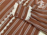 Miss Point -Chocolate Weekly Newspaper- Classic Casual Lolita Blouse