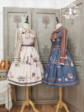 Miss Point -Chocolate Weekly Newspaper- Classic Casual Lolita JSK