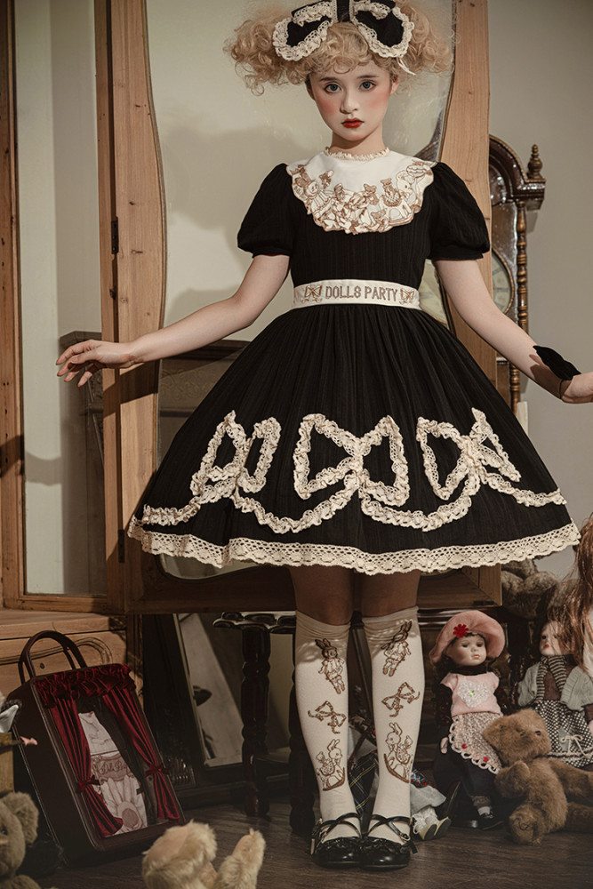 US$ 86.99 - Dolls Party -Puppet Box- Sweet Lolita Doll OP Dress -  m.lolitaknot.com