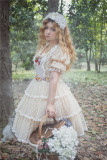 LeFlacon - Vintage Classic Doll Lolita OP Dress and Headband Set