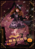 Kiyana -Candy Carnival- Halloween Sweet Gothic Lolita Dress Full Set