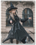 Yinluofu -Cat Eyes- Halloween Gothic Lolita OP Dress