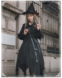 Yinluofu -Cat Eyes- Halloween Gothic Lolita OP Dress