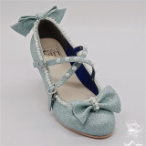 Antaina - Sweet Princess Round Toe Pearl Lolita Heel Shoes