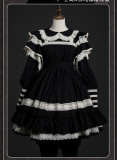The Liliana Sisters - Classic Vintage Doll Lolita OP Dress(Short Version)