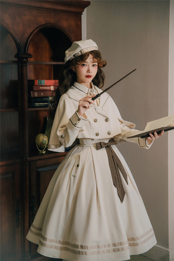 Chapter of Mist Classic Lolita Blouse, Skirt and Cape Set