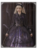 Yinluofu -Witch Town- Halloween Gothic Lolita JSK Set and Blouse