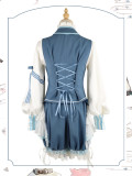 Detective Alice Ouji Boystyle Lolita Blouse, Shorts and Vest