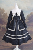 Alice Girl -Cross Church- Classic Gothic Long Sleeves Lolita OP Dress