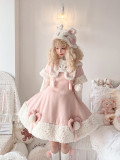 Alice Girl -Little Tiger- Sweet Long Sleeves Lolita OP Dress for Autumn and Winter