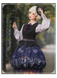 Halloween Witch Town Gothic Lolita Skirt, Blouse and Vest