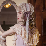 Henrietta -Antique Doll- Lace Lolita Gloves and Headband
