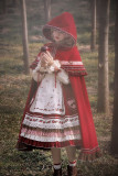 Alice Girl -Little Red Riding Hood- Sweet Lolita JSK, Cape and Cloak