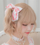 Milu Forest -Strawberry Party- Sweet Lolita Headbow and Hairclip