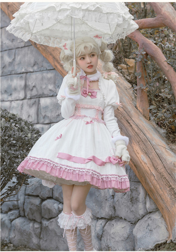 Withpuji -Demon Cat- Sweet lolita JSK and Bolero Set