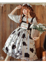 Eieyomi -Milk Candy- Sweet High Waist Lolita JSK and Headbow