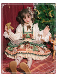 Yinluofu -Christmas Story- Sweet Lolita Salopettes Full Set