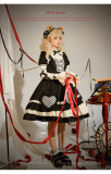 Cherry - Black Sweet Lolita OP Dress and Headdress