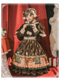 Yinluofu -Christmas Story- Sweet Lolita OP Dress Set and Cape