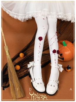 Yidhra -Zombie Bride- Halloween Lolita Tights