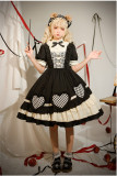 Cherry - Black Sweet Lolita OP Dress and Headdress