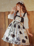 Eieyomi -Milk Candy- Sweet High Waist Lolita JSK and Headbow