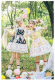 Milu Orig -The Picnic- Sweet Lolita JSK Full Set
