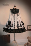 Lilith House -Best Friends- Classic Vintage High Waist Lolita OP Dress