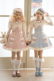 Alice Girl -Twins Bears- Sweet Lolita JSK