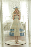 Annie Parcel -The Date of Glass Shoes- Sweet Classic Lolita OP and Headwear
