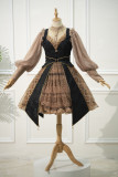 Fantastic Wind -Hazelnut Chocolate- Classic Lolita JSK, Blouse and Petticoat