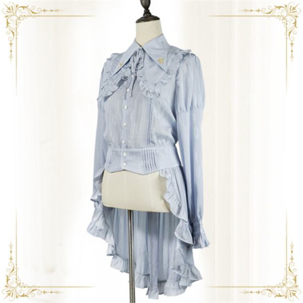 Immortal Thorn -Appointment of Paperless- Ouji Swallow Tail Lolita Blouse