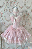 Alice Girl -Cross Girl- Sweet Gothic Doll Halter Lolita JSK