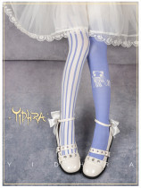 Yidhra -Skeleton Rabbit- Halloween Lolita Tights