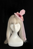 Alice Girl -Blood Rose- Gothic Lolita Rosette Veil