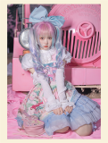 Mewroco -Doll House- Sweet Lolita Salopettes, Bag and Headbow
