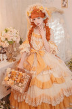 Flowers Garden Countryside Classic Vintage Tea Party Princess Lolita OP Dress