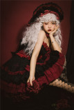 Pink Cheese -Cross Rose- Gothic Lolita JSK, Bolero and Accessories Full Set
