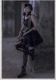 Withpuji -Letter and Poem- Punk Lolita JSK Dress Set