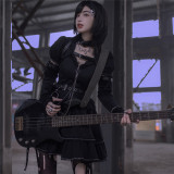 Withpuji -Letter and Poem- Punk Lolita JSK Dress Set