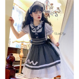 Withpuji -Pixel Doll- Punk Lolita JSK Dress Set