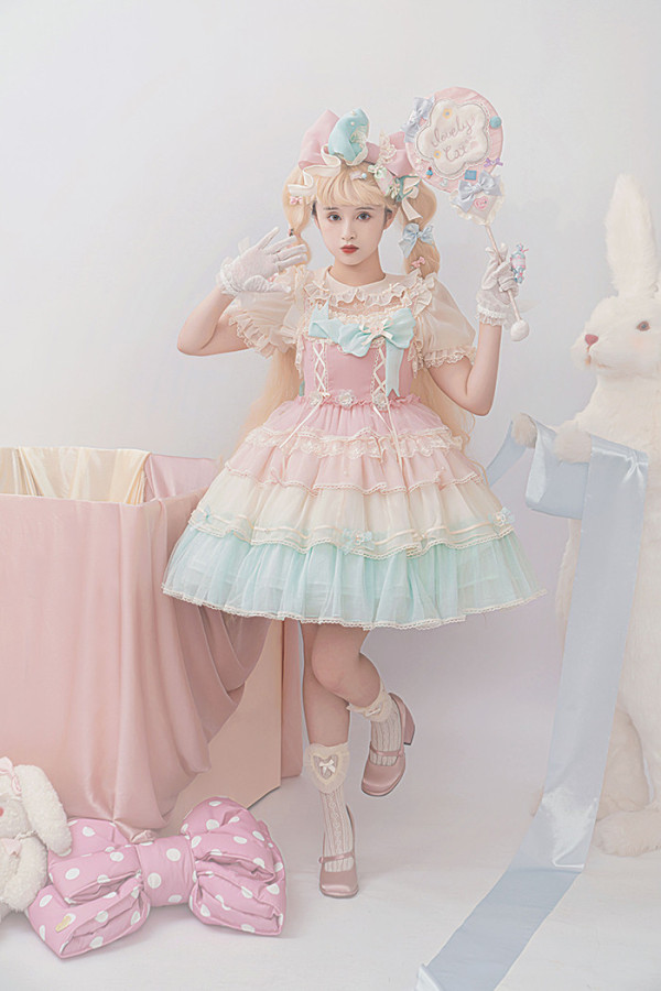 Alice Girl -The Rainbow- Sweet Lolita JSK