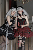 Fairy Faith -Wing Cross- Sweet Gothic Halloween Lolita JSK Full Set