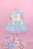 Alice Girl -Rainbow Candy- High Waist Sweet Lolita JSK Set