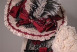 Henrietta -Der Rubin- Princess Rococo Tea Party Lolita Hat and Wristcuffs