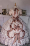 Henrietta -Der Rubin- Gorgeous Princess Rococo Tea Party Lolita OP Dress
